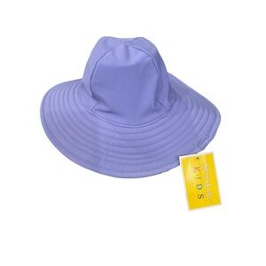 Scala Kids Lavender Reversible Swim Hat Beach Cap 4-6x Children Boys Girl Summer